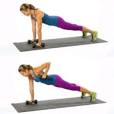 Plank With Dumbbell Row By Andi G