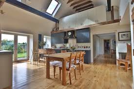 Kitchen In A Converted Scottish Barn
