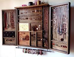 Jewelry Cabinet Large Earrings Closet
