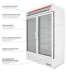 True Gdm 49f Hc Tsl01 Freezer Double Glass Door 49 Cu Ft