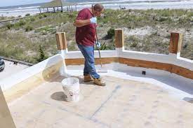 Installing Fiberglass Roof Decks