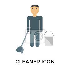 Cleaner Icon Vector Sign And Symbol