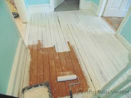 Painting A Wood Floor And A Faux Fix