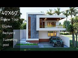40x60 Beautiful Duplex House Design