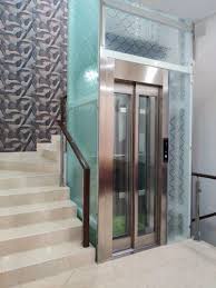 Ss Glass Door Passenger Elevator