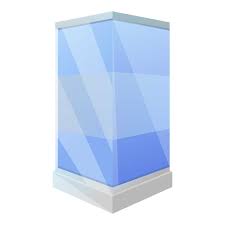 Shower Stall Corner Icon Cartoon Of