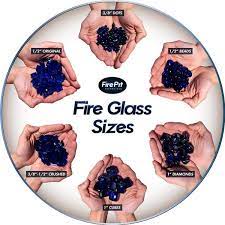 Fire Glass Diamonds