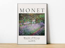 Claude Monet Exhibition Poster Monets