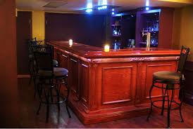 Classic L Shaped Home Wet Bar Built