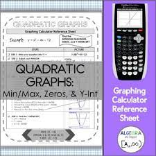 Graphing Quadratic Equations Ti 84
