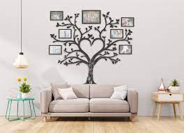 Family Tree Wall Decor With Frames