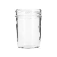 Clear Glass Jelly Jam Round Glass Jar