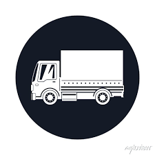 Small Covered Truck Icon Transport
