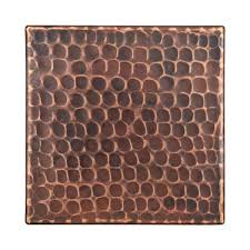 Hammered Copper Decorative Wall Tile