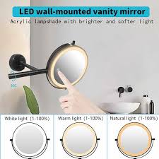 Magnifying Wall Bathroom Makeup Mirror