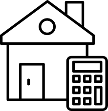 House Cost Calculator Vector Icon