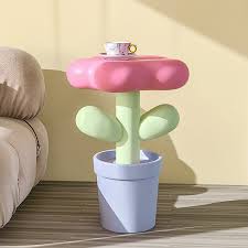 Pretty Tulip Side Table Resin Pink