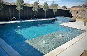 Swimming Pools Backyard Geometric Pool