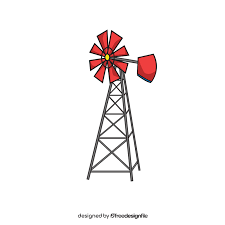 Farm Windmill Clipart Free