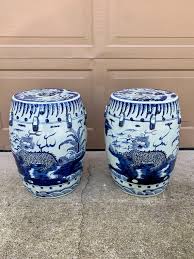 Porcelain Garden Stool Or Side Table