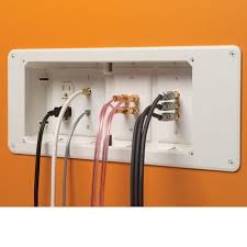 Recessed Tv Box For Power And Low