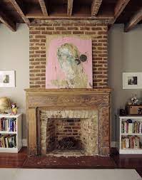 A Rustic Fireplace Like Really Rustic
