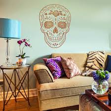 Mexican Skull Vinyl Wall Sticker