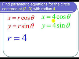 Finding Parametric Equations For A