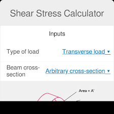 shear stress calculator beam ysis
