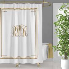 Personalized Shower Curtain Monogram