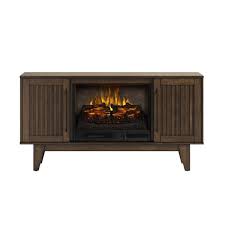 Rosalie 54in Warm Brown Birch Fireplace