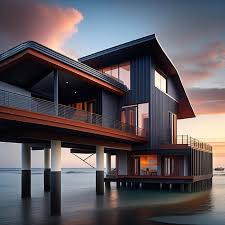 A Modern Design Of Coastal Stilt House