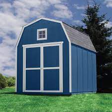 Barn Style Backyard Wood Storage Shed