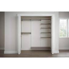 Gray Adjustable Closet Organizer