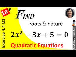 Quadratic Equation 2x2 3x 5