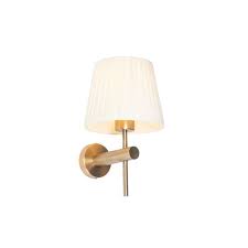 Modern Wall Lamp White With Bronze
