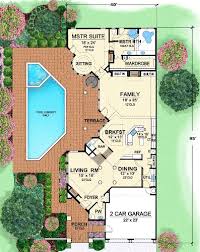 Tuscan House Plan With Balconies Plan