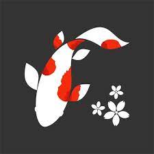 Koi Fish Japan Vector Art Png Koi Logo