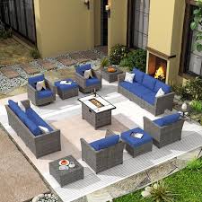 Xizzi Vesta Gray 16 Piece Wicker