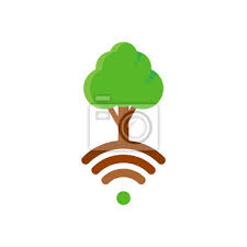 Wifi Tree Logo Icon Design Posters For