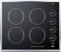 Summit Cr424bl 24 Inch Electric Cooktop