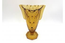 Art Deco Vase Stölzle Hermanova Hut