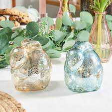 Callie Mercury Glass Bunnies Set Of 2