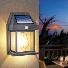 Outdoor Led Solar Wall Lamp Motion
