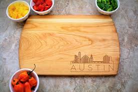 Austin Skyline Cutting Board Austin