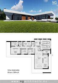 Modern Villa Design L Shaped House Plans