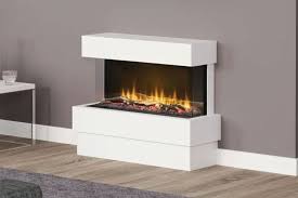 Modern Avant Electric Fireplace Suite