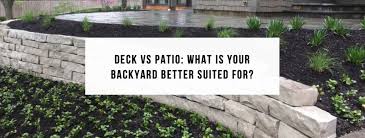 Deck Vs Patio What Is Your Backyard