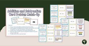 Addition And Subtraction Word Problems