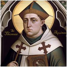 Saint Thomas Aquinas Brushed Aluminum